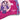 Cuffia SPEEDO Unisex printed polyester Viola