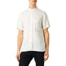 Camicia TOMMY HILFIGER Uomo LINEN MANDARIN RF SH Bianco