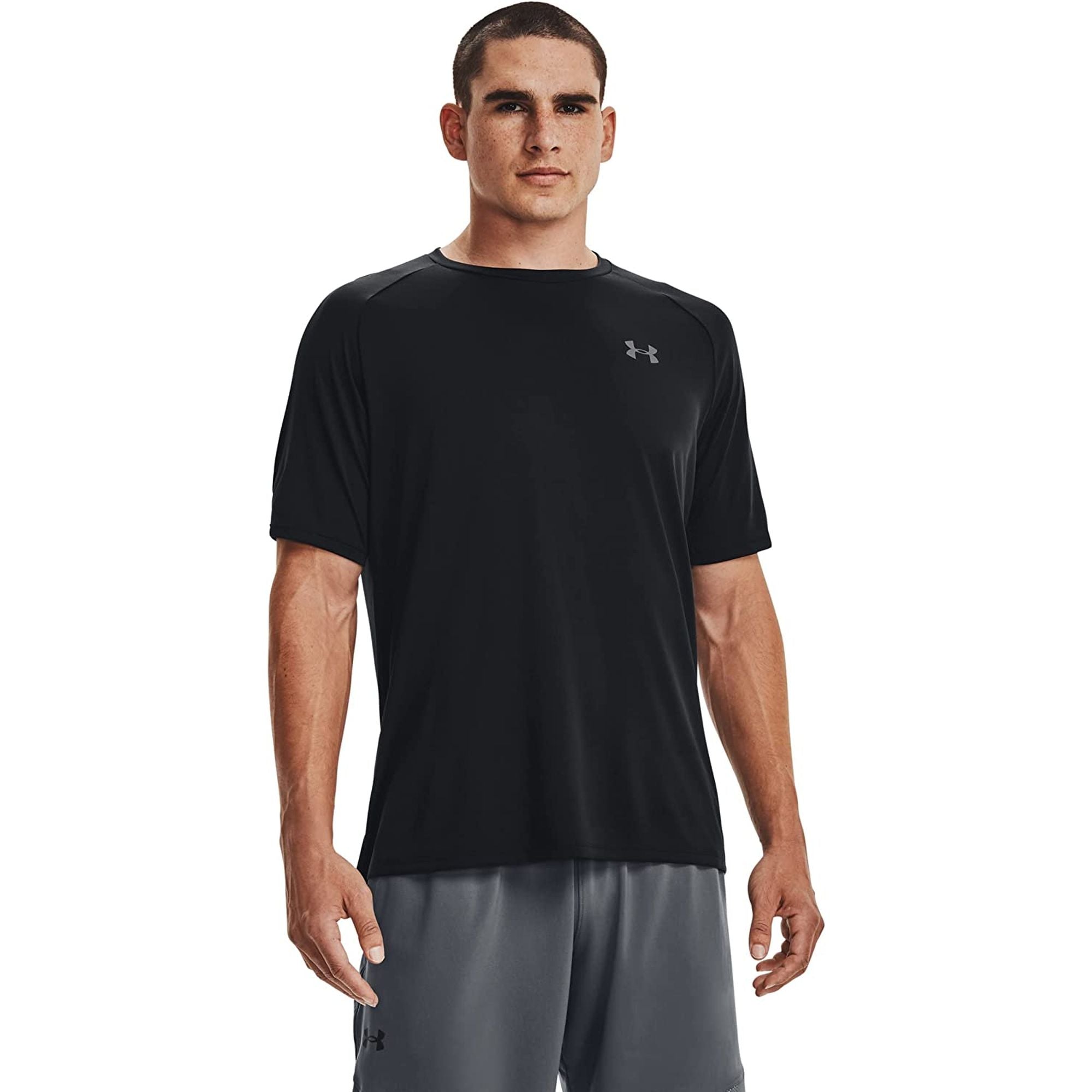 T-shirt Sportiva UNDER ARMOUR Uomo TECH 2.0 Nero