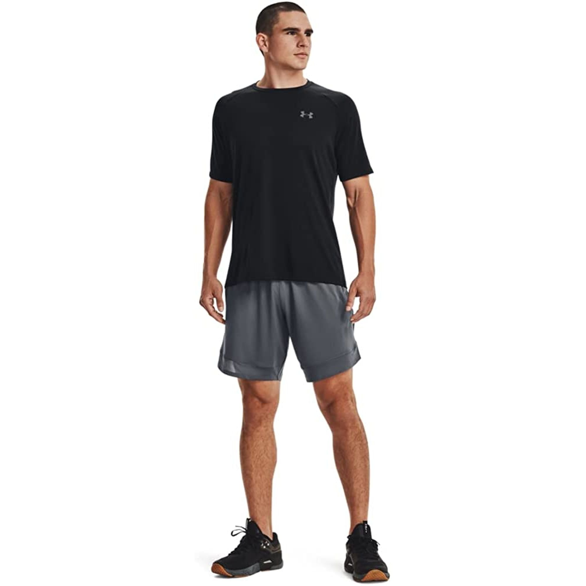 T-shirt Sportiva UNDER ARMOUR Uomo TECH 2.0 Nero