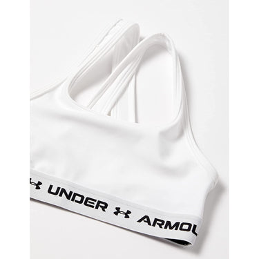 Top Sportivo UNDER ARMOUR Bambina CROSSBACK MID SOLID Bianco