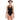 Costume Sportivo ARENA Bambina team swimsuitswim tech solid Nero