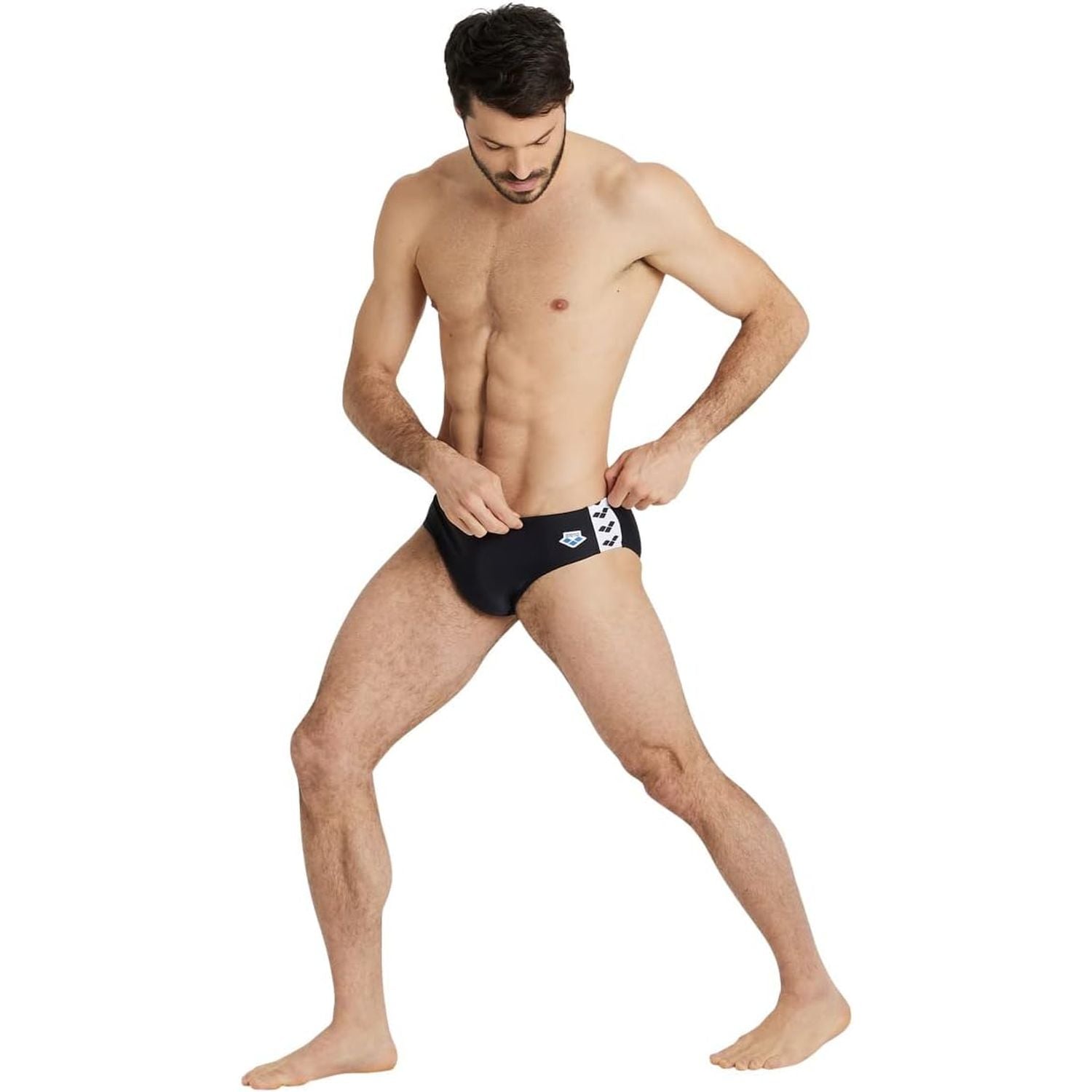 Costume Sportivo ARENA Uomo icons swim briefs solid Nero