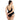 ARENA Women's Sports Swimsuit imprint swimsuit u back b Black
