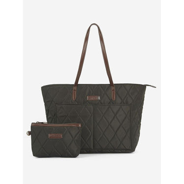 Borsa BARBOUR Donna quilted tote Verde