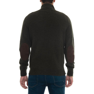 Pullover BARBOUR Uomo essential patch half zip Verde