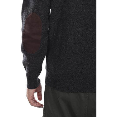 Pullover BARBOUR Uomo essential patch zip Grigio