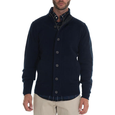 Pullover BARBOUR Uomo essential patch zip Navy