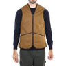 Gilet BARBOUR Uomo warm pile waistcoat zip liner Marrone