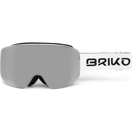 Maschera Sci BRIKO Unisex BOREALIS MAGNETIC 2 LENSES Bianco