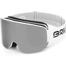 Maschera Sci BRIKO Unisex BOREALIS MAGNETIC 2 LENSES Bianco
