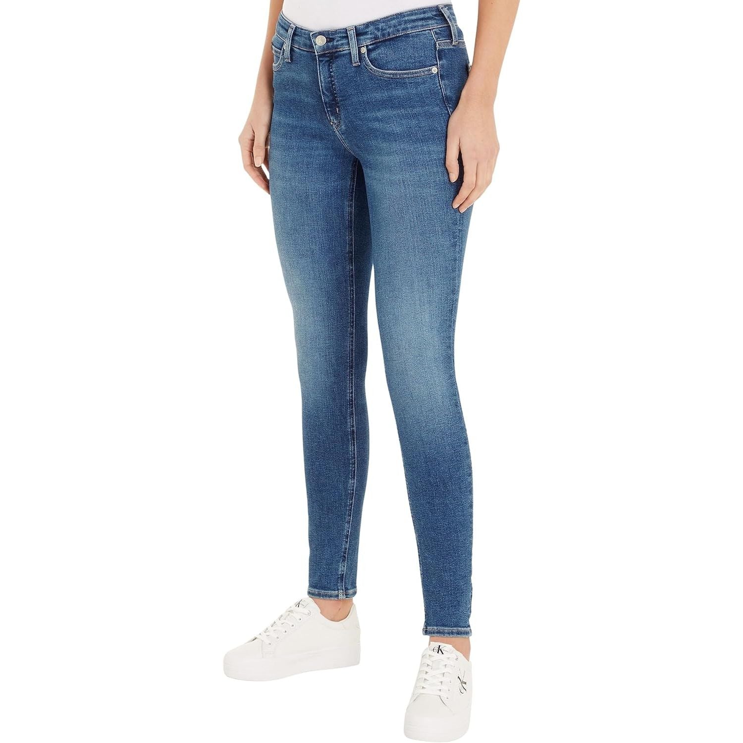 Jeans CALVIN KLEIN Donna mid rise skinny Denim