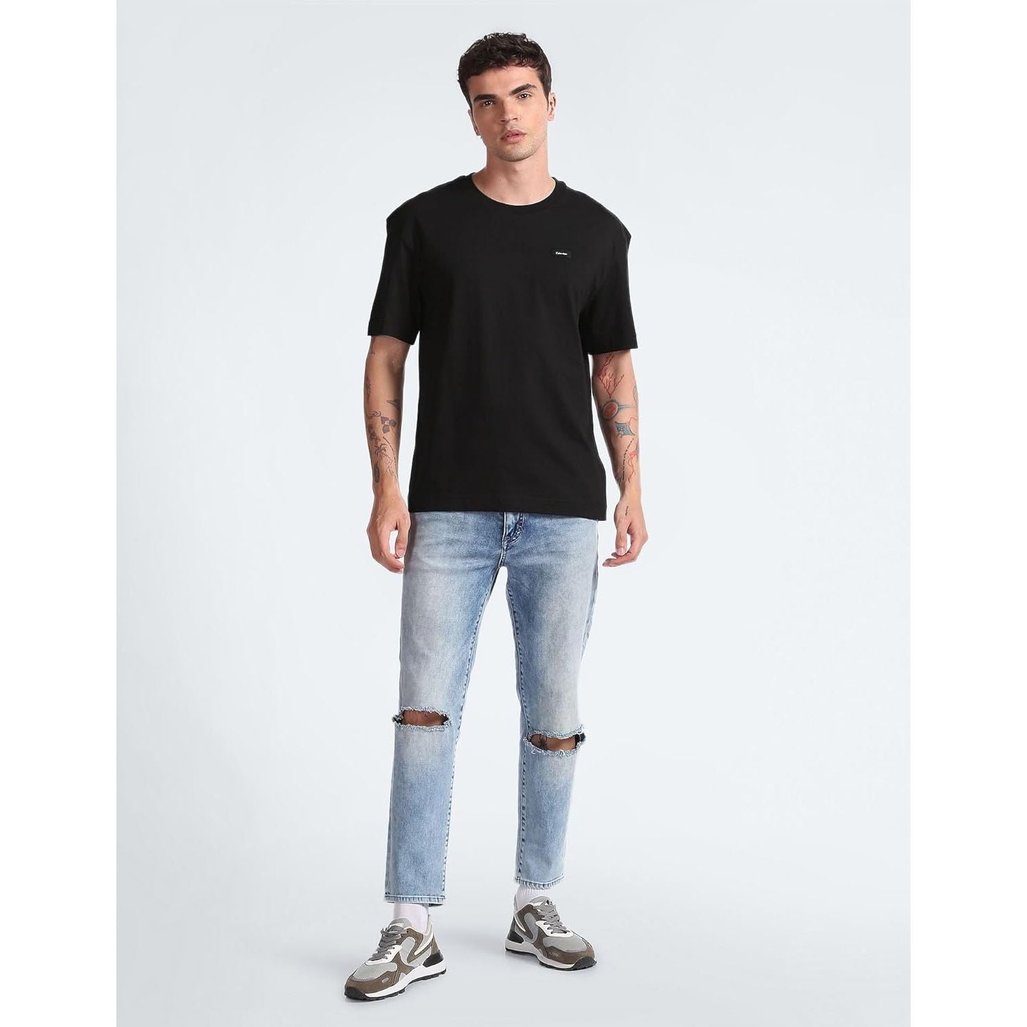T-shirt CALVIN KLEIN Uomo Nero