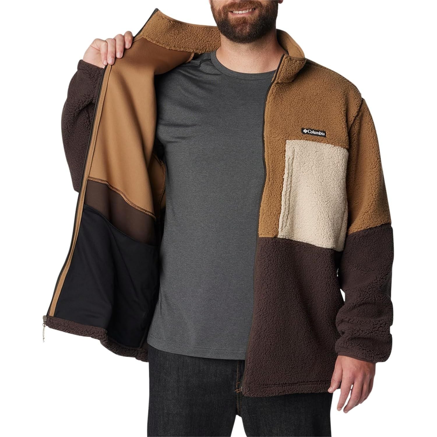 Pile COLUMBIA Uomo mountainside Marrone
