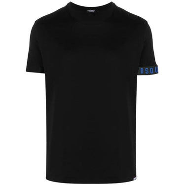 T-shirt DSQUARED Uomo ROUND NECK Nero