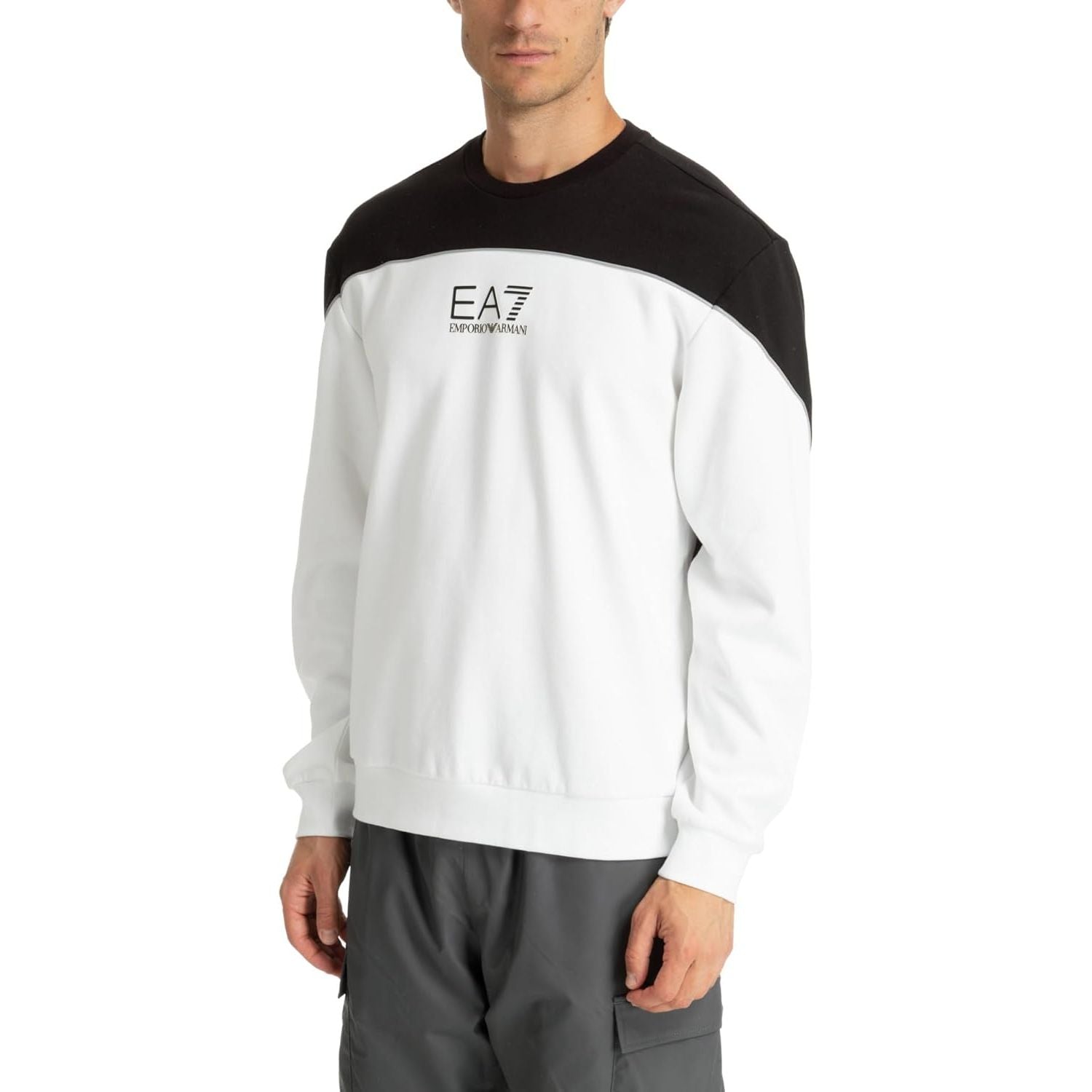 Felpa EA7 Uomo Bianco