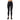 Leggings GAELLE Donna LYCRA STAMPA LOGO LATERALE Nero