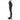 Leggings GAELLE Donna LYCRA STAMPA LOGO LATERALE Nero