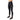 Leggings GAELLE Donna LYCRA STAMPA LOGO LATERALE Nero