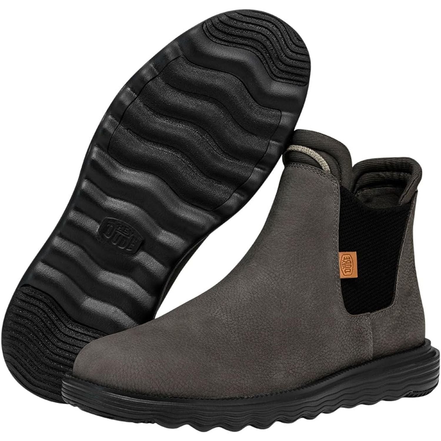 Stivaletti HEYDUDE Uomo BRANSON BOOT CRAFT LEATHER Grigio