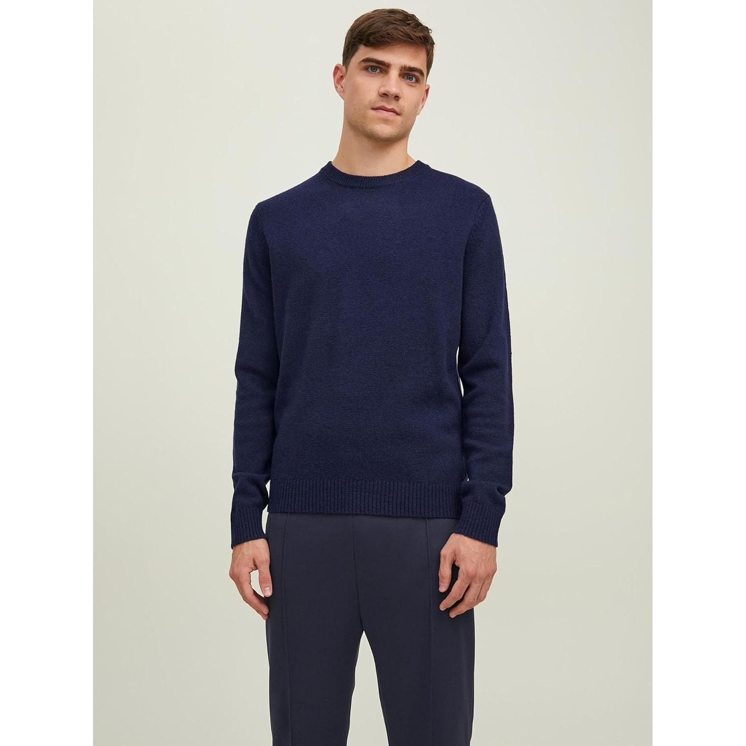 Pullover JACK JONES Uomo CLAMBSWOOL Blu