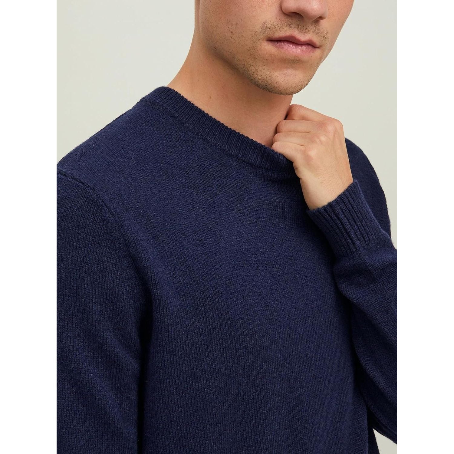 Pullover JACK JONES Uomo CLAMBSWOOL Blu