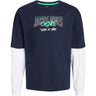 T-shirt JACK JONES Bambino TRIBECA VOLUME Blu