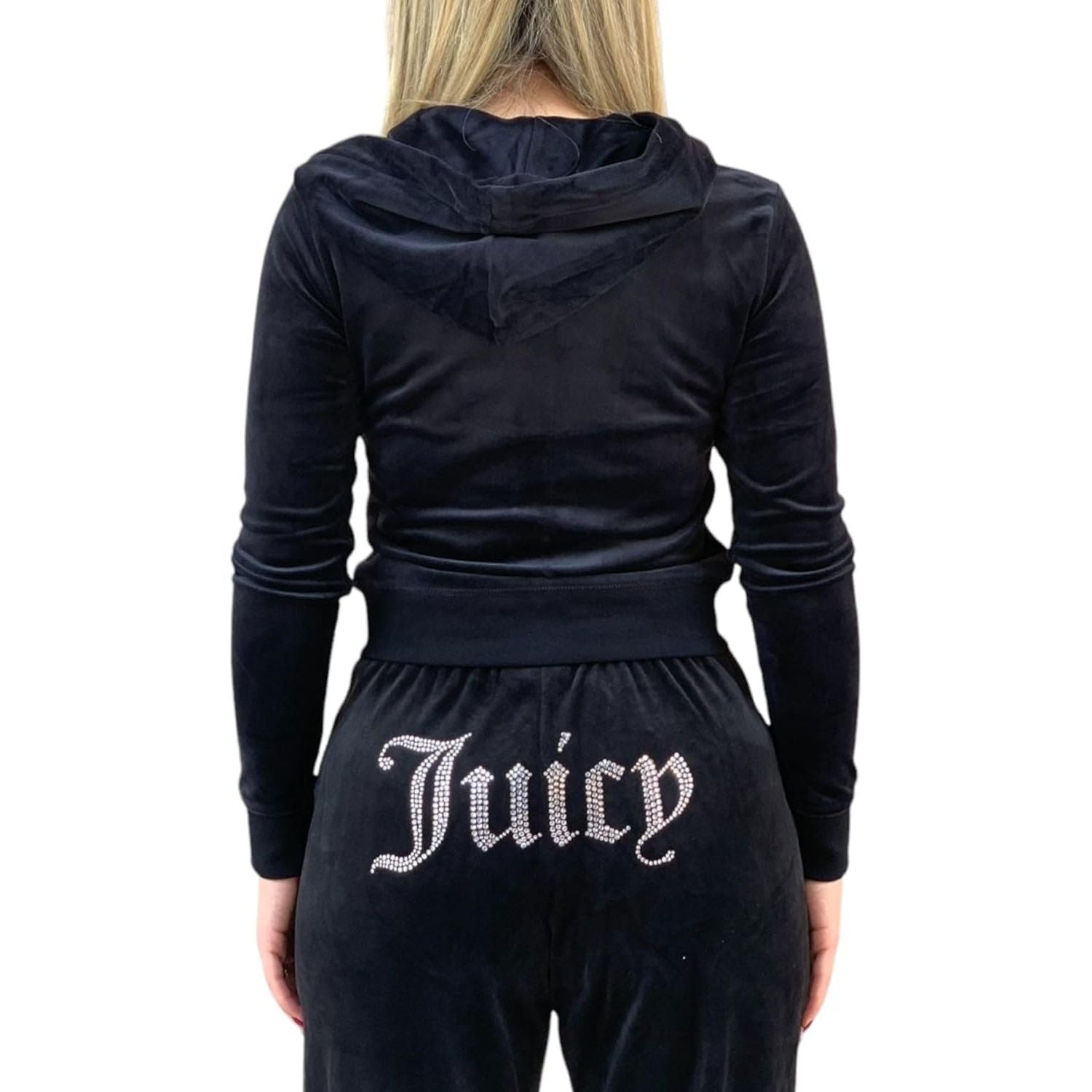 Felpa JUICY COUTURE Donna diamante trim robert Nero