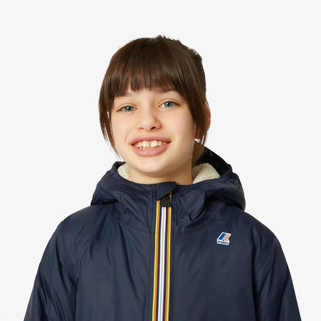 Giubbotto K-WAY JR Bambino P. LE VRAI 3.0 CLAUDE ORSETTO Blu
