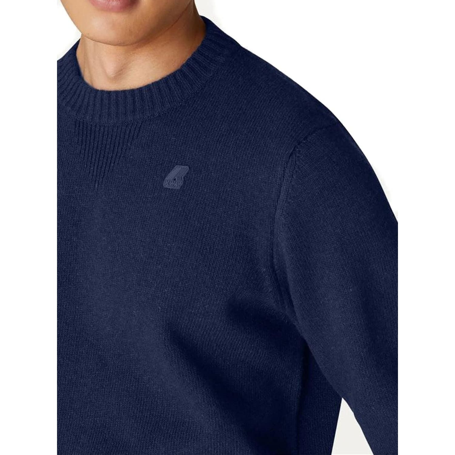 Pullover K-WAY Uomo SEBASTIEN LAMBSWOOL Blu