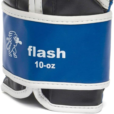 LEONE Unisex Flash Boxing Sports Gloves 10ozm Blue