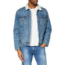 Giubbotto LEVIS Uomo TYPE 3 SHERPA TRUCKER FABLE SHERPA TRUCK Denim