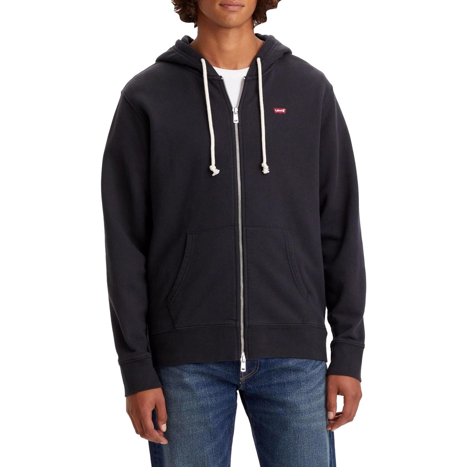 Felpa LEVIS Uomo NEW ORIGINAL ZIP UP Nero