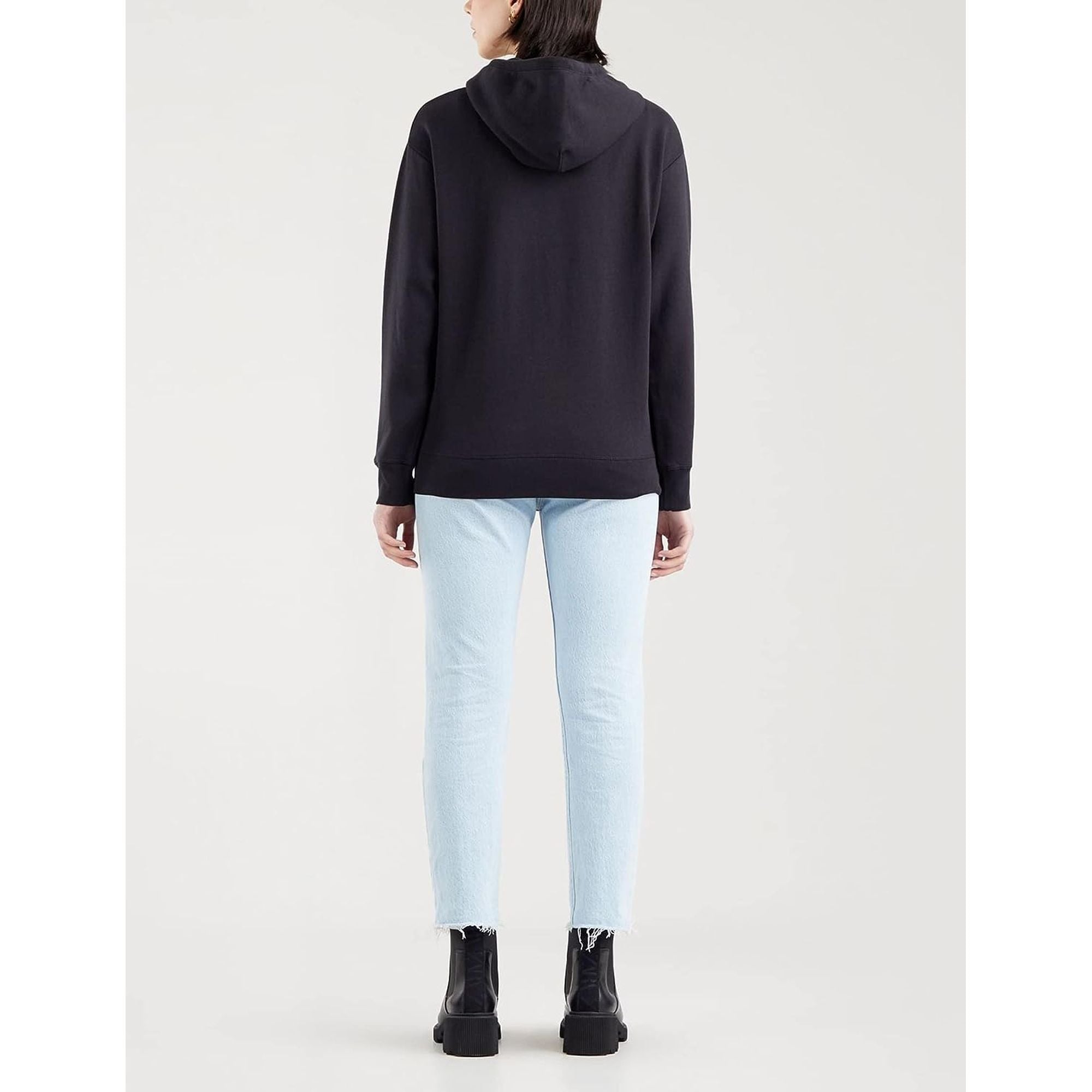 Felpa LEVIS Donna STANDARD ZIP Nero