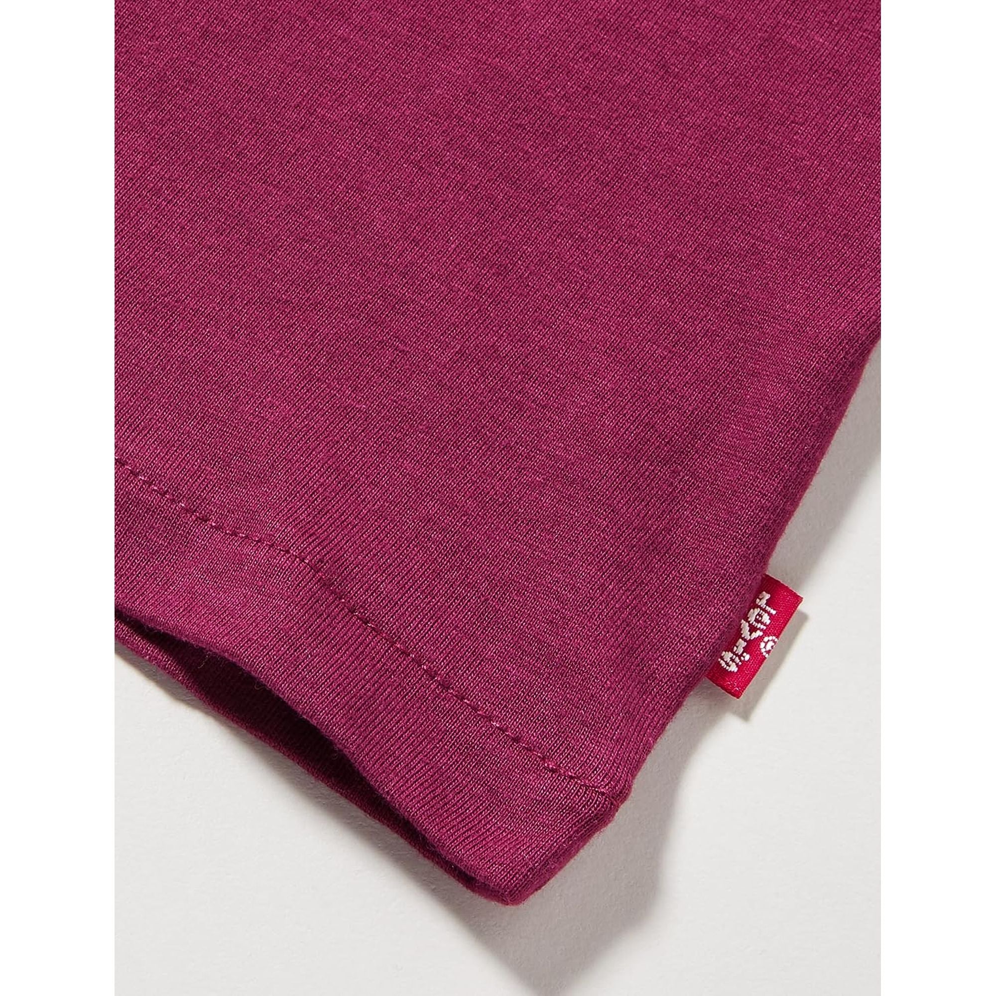 T-shirt LEVIS Bambina MEET AND GREET GLITTER BAT Bordeaux
