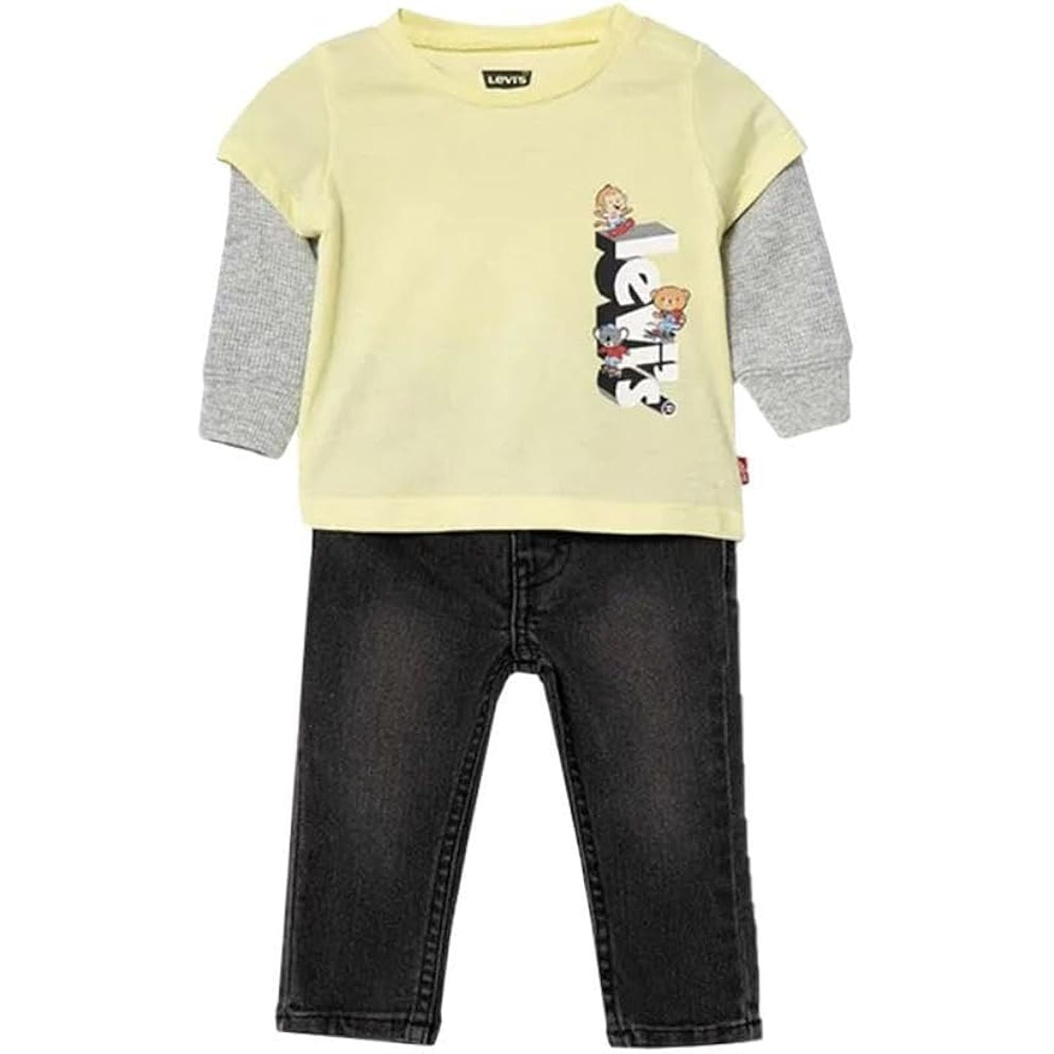 Completo LEVIS Bambino 2FER SKATER DENIM Verde