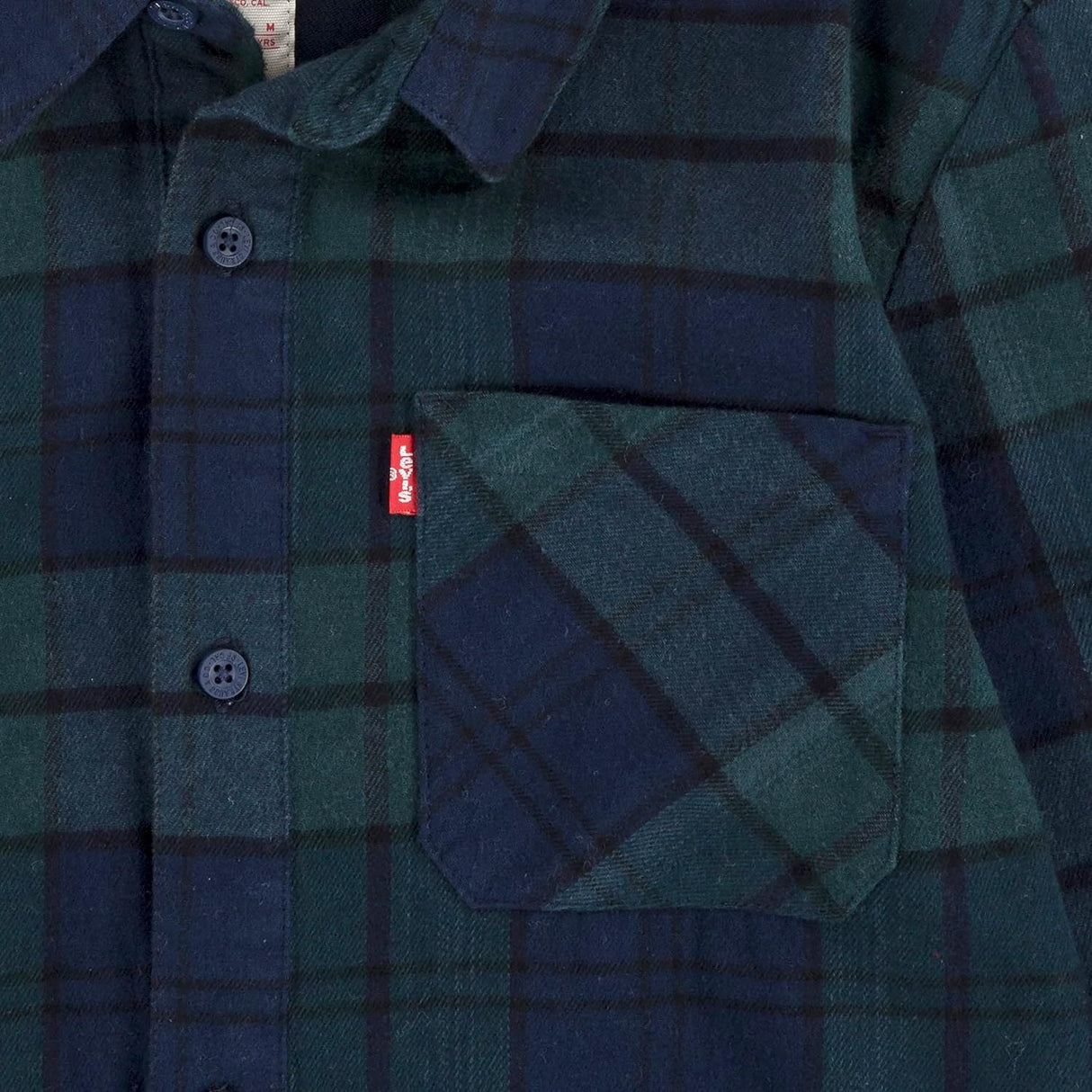 Camicia LEVIS Bambino FLANNEL ONE POCKET Blu