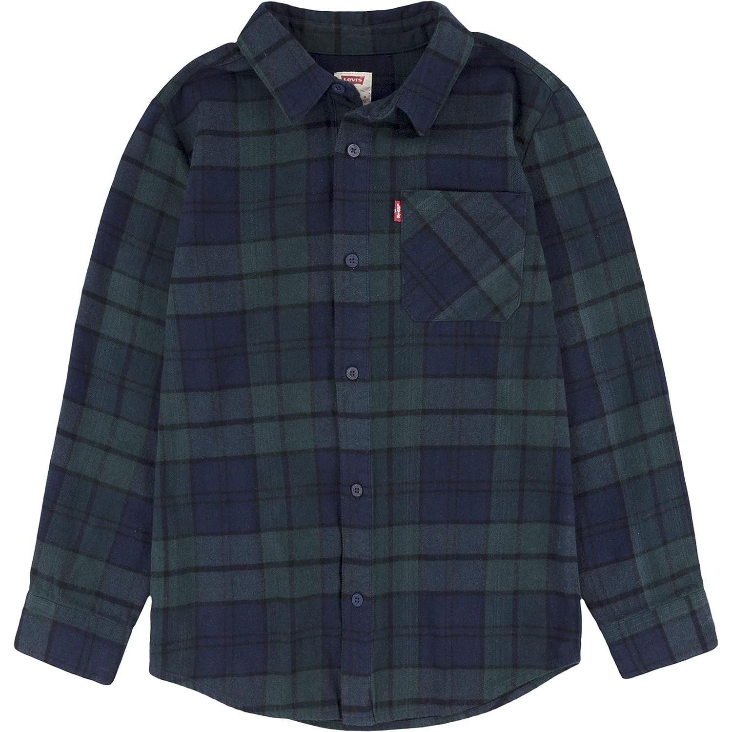 Camicia LEVIS Bambino FLANNEL ONE POCKET Blu