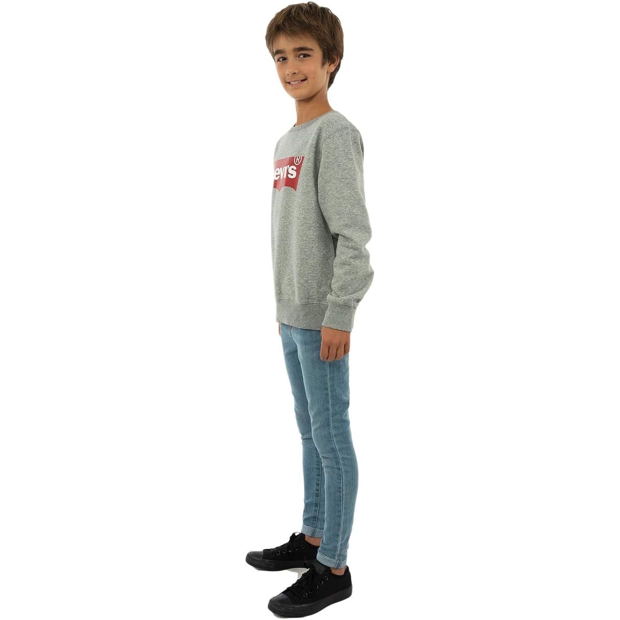 Felpa LEVIS Bambino BATWING Grigio