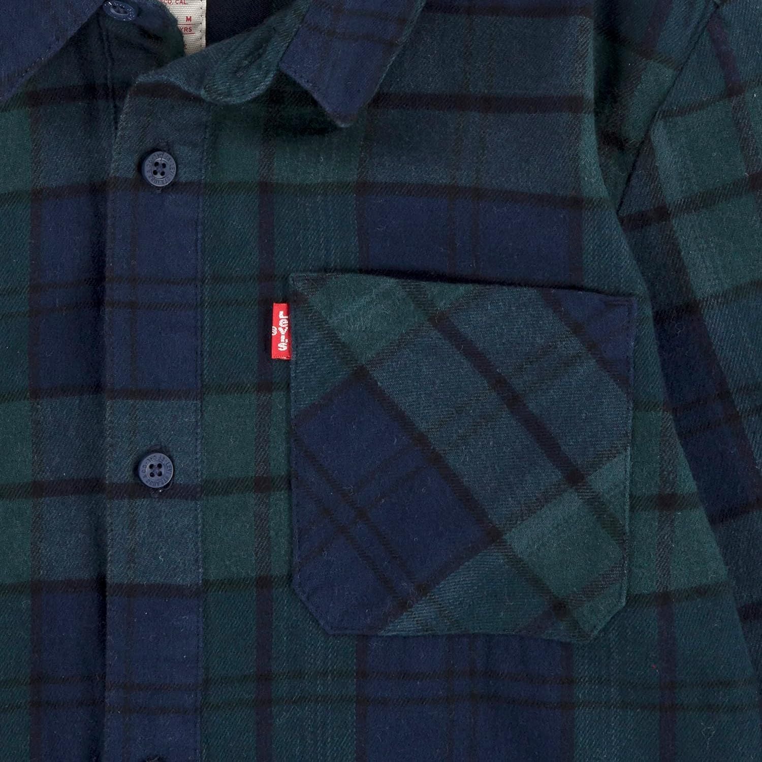 Camicia LEVIS Bambino FLANNEL ONE POCKET Blu