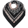 Foulard LIU JO Donna HEART P/DE POULE 120X1 Nero