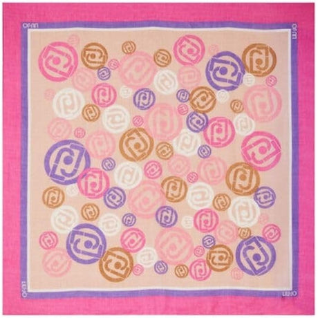 Foulard LIU JO Donna LOGOMANIA 120X120 Viola