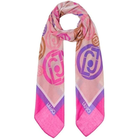 Foulard LIU JO Donna LOGOMANIA 120X120 Viola