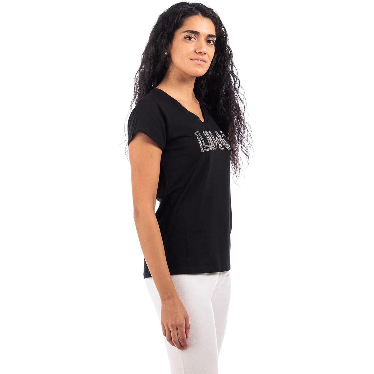 T-shirt LIU JO Donna M/C Nero