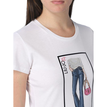 T-shirt LIU JO Donna moda mc Bianco