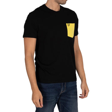 T-shirt LYLE & SCOTT Uomo PLAIN Nero