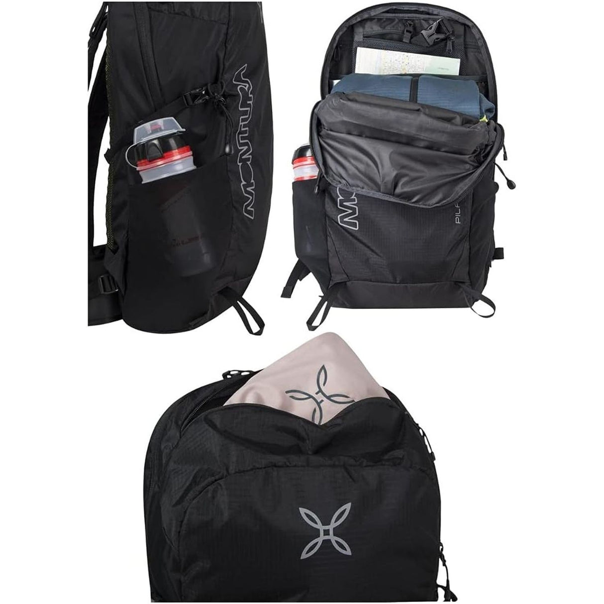 Zaino Sportivo MONTURA Uomo PILA 25 Nero