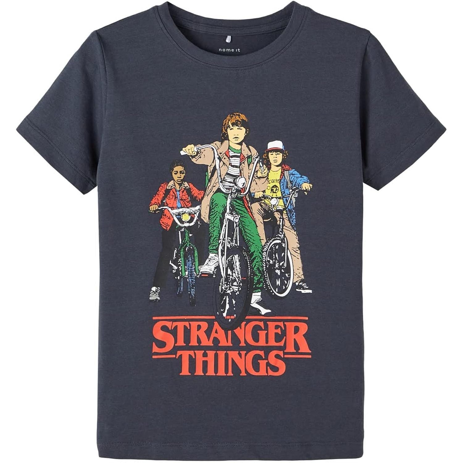 Top NAME IT Bambino ASUR STRANGER Nero