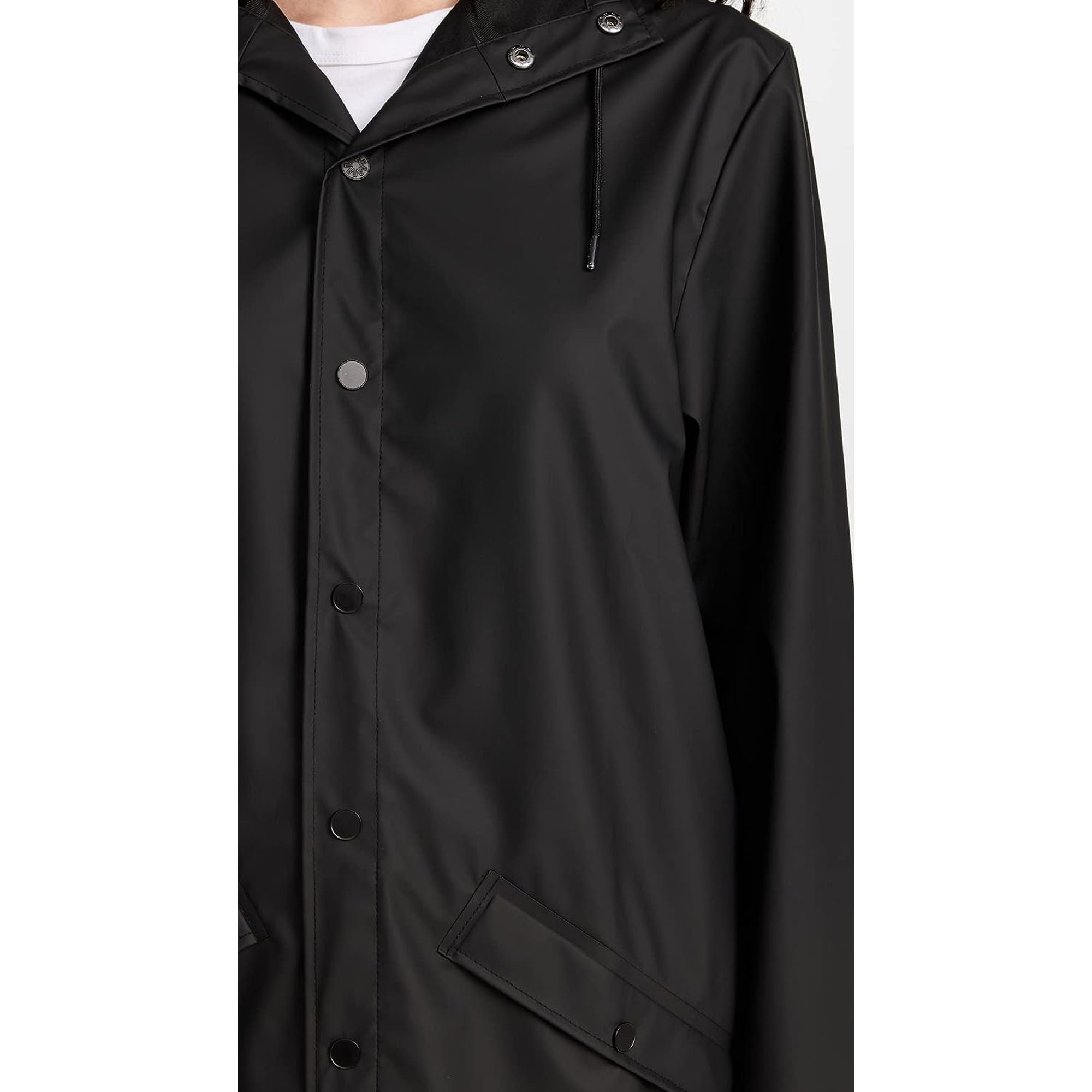 Impermeabile RAINS Long Jacket Nero