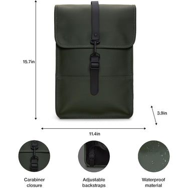 Zaino RAINS Unisex backpack mini Verde